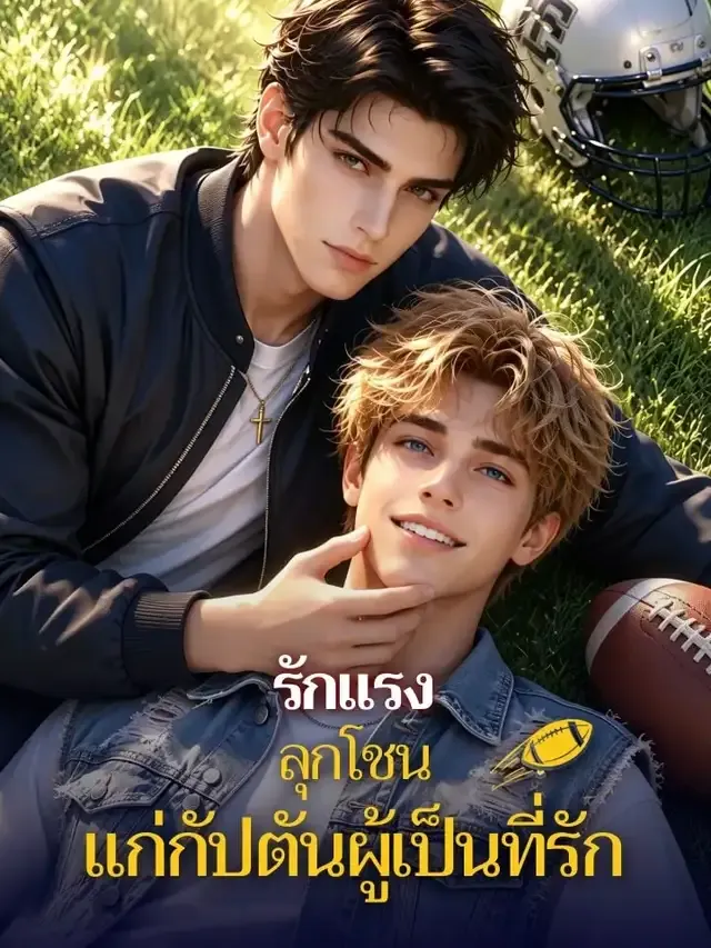 หน้าปกรักแรงลุกโชน แก่กัปตันผู้เป็นที่รัก