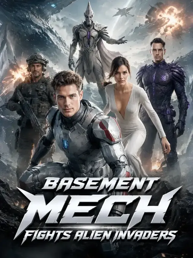 Basement Mech Fights Alien Invaders cover