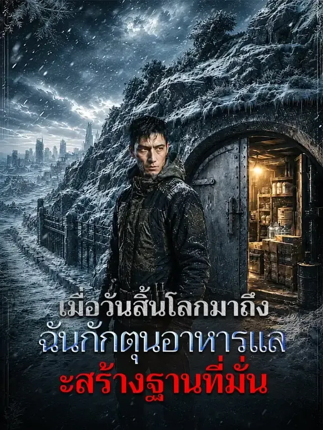 หน้าปกเมื่อวันสิ้นโลกมาถึง ฉันกักตุนอาหารและสร้างฐานที่มั่น