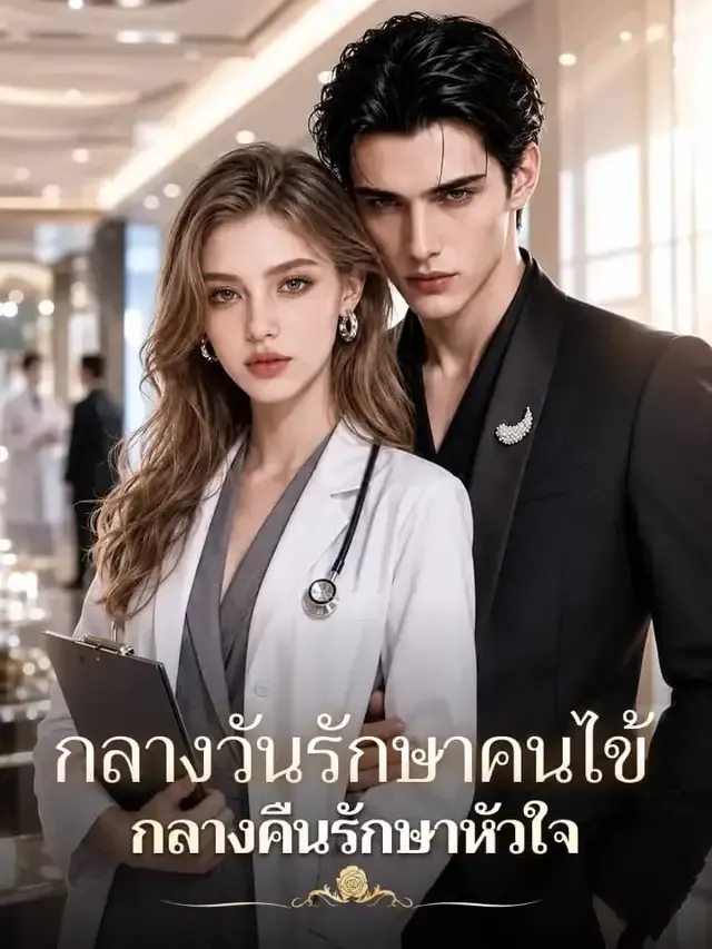 หน้าปกกลางวันรักษาคนไข้ กลางคืนรักษาหัวใจ