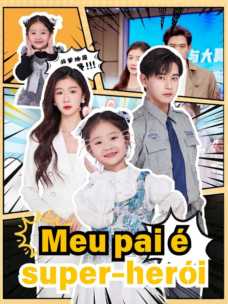 Capa de Meu pai é super-herói