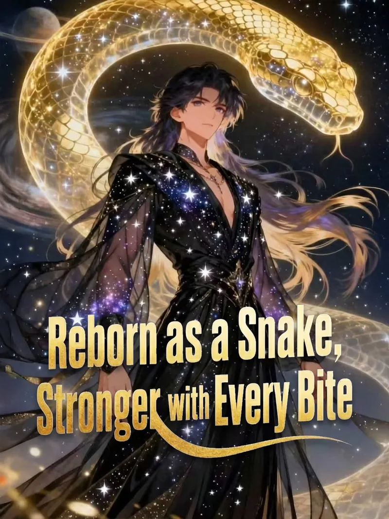 Reborn as a Snake, Stronger with Every Bite cover