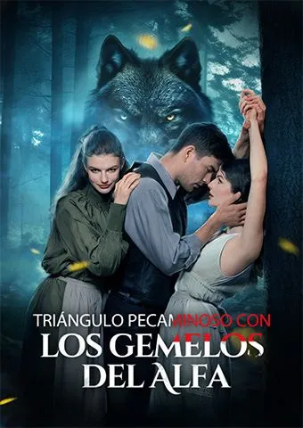 Portada de Triángulo pecaminoso con los gemelos del Alfa