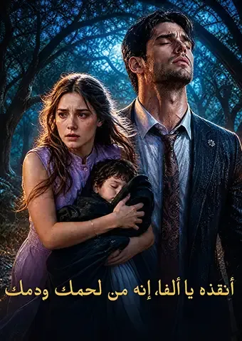 غلاف أنقذه يا ألفا، إنه من لحمك ودمك