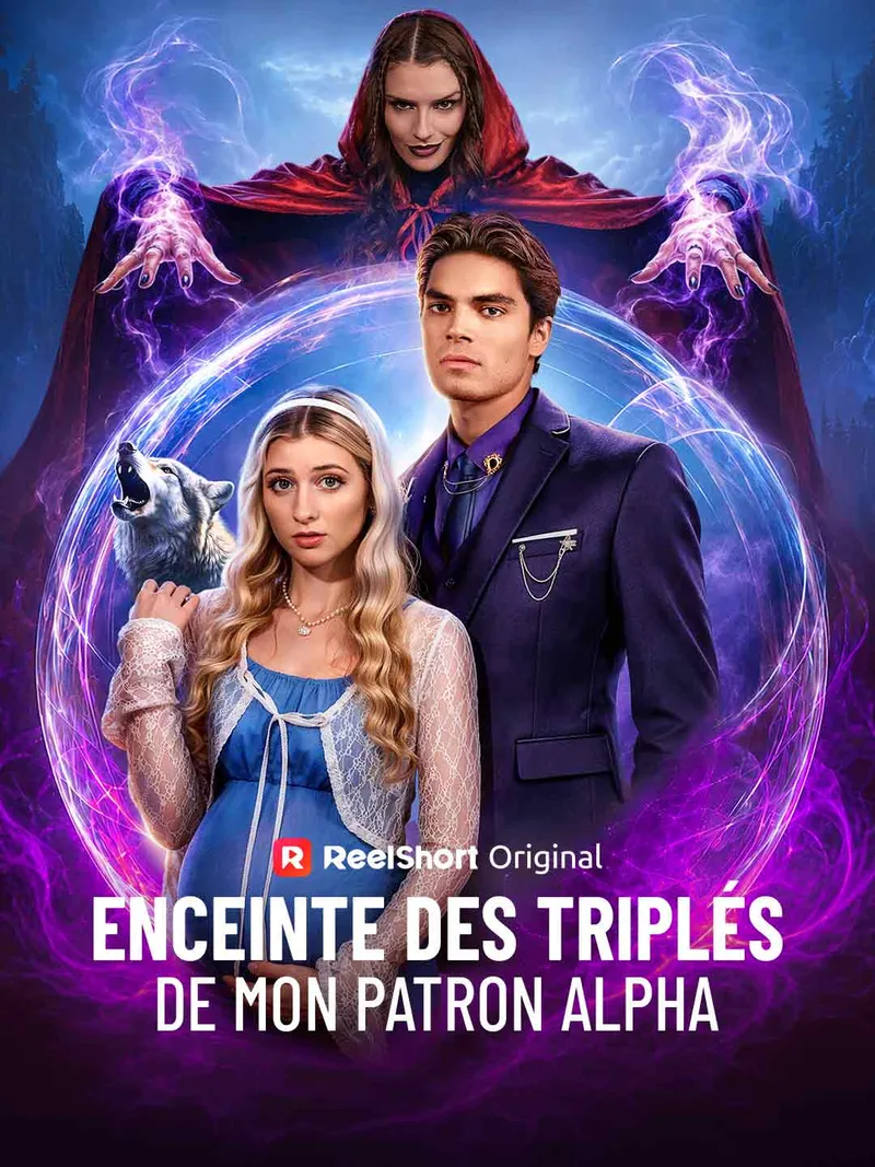 Couverture de Enceinte des triplés de mon patron Alpha