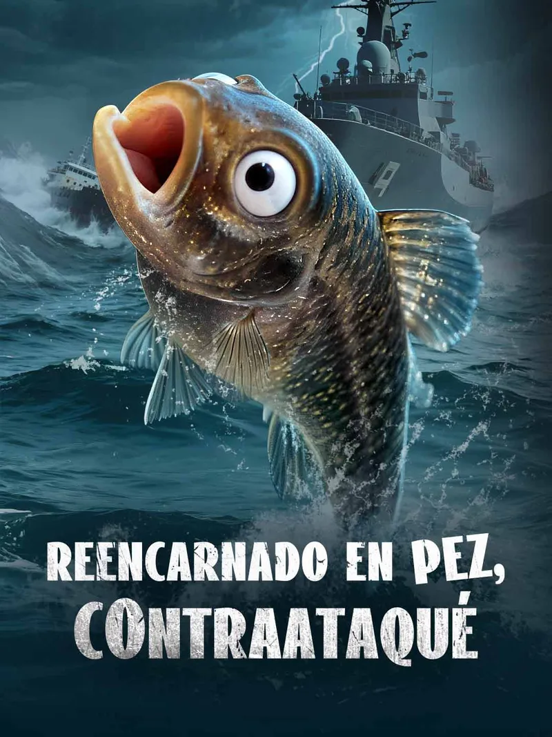 Portada de Reencarnado en pez, contraataqué
