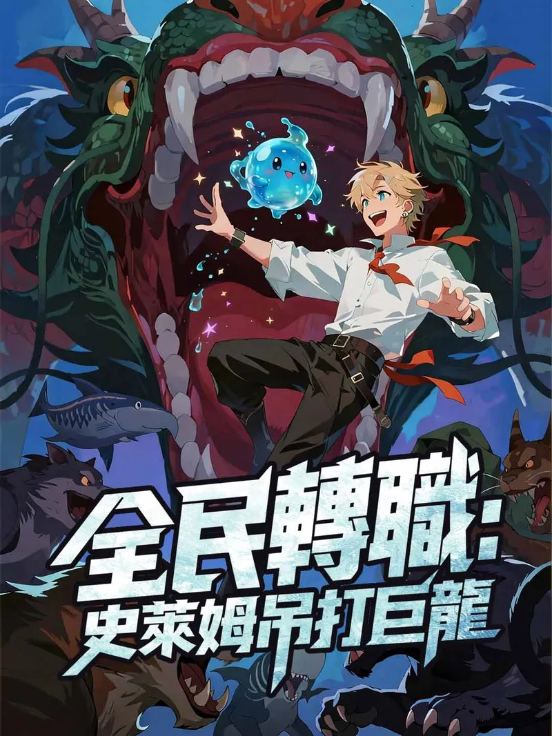 《全民轉職：史萊姆吊打巨龍》封面