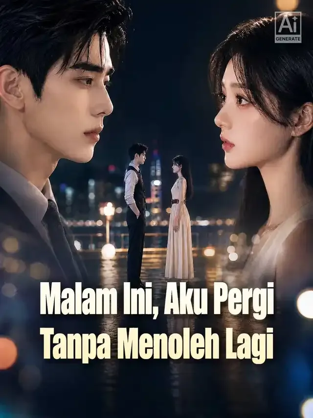 Sampul Malam Ini, Aku Pergi Tanpa Menoleh Lagi