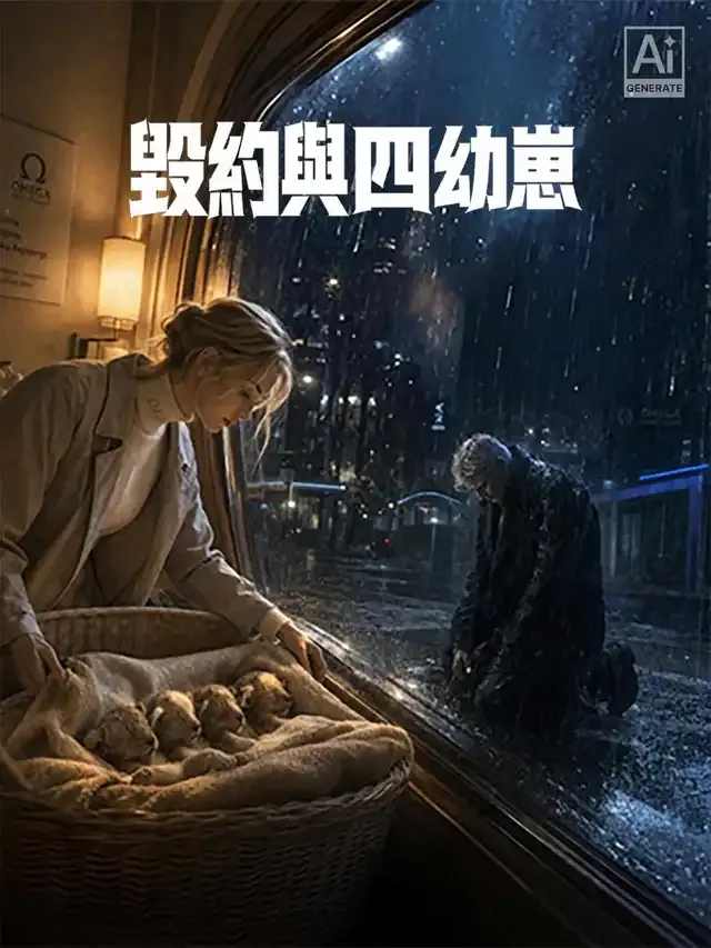 《毀約與四幼崽》封面