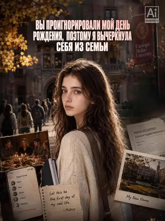 Обложка «Вы проигнорировали мой день рождения, поэтому я вычеркнула себя из семьи»