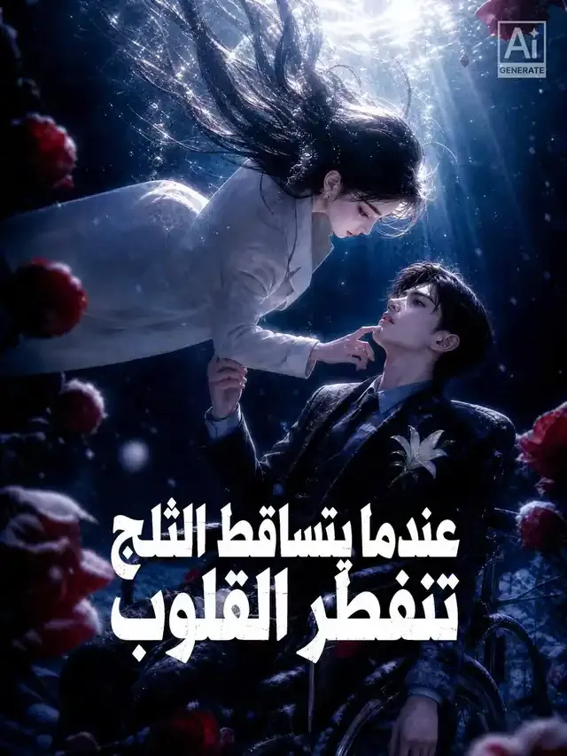 غلاف عندما يتساقط الثلج تنفطر القلوب