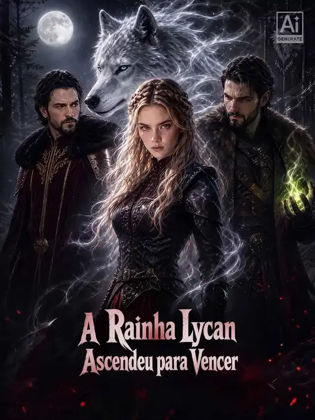 Capa de A Rainha Lycan Ascendeu para Vencer