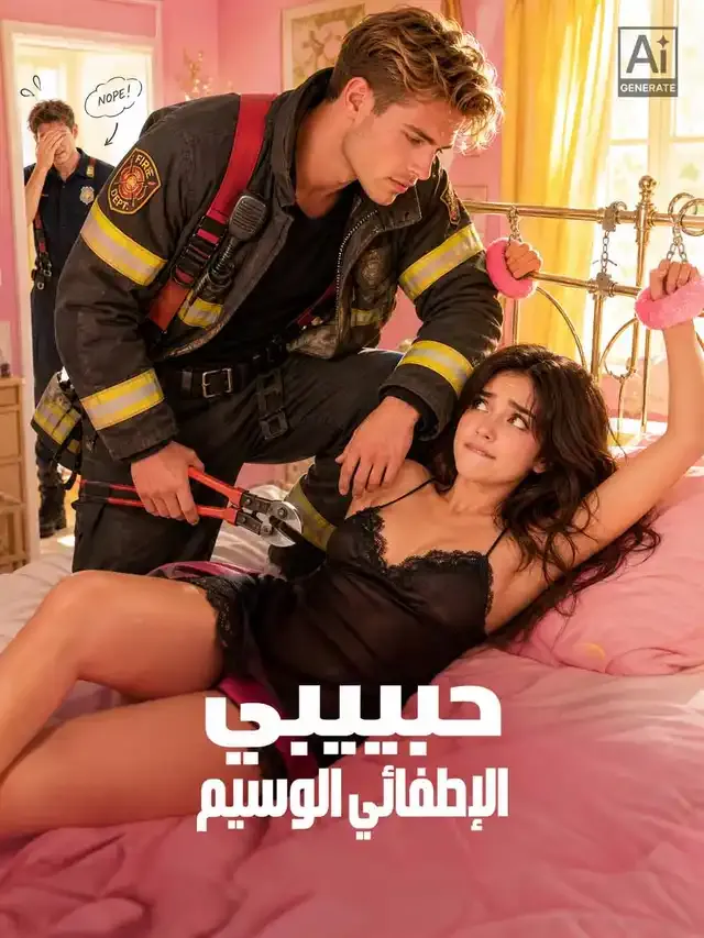 غلاف حبيبي الإطفائي الوسيم