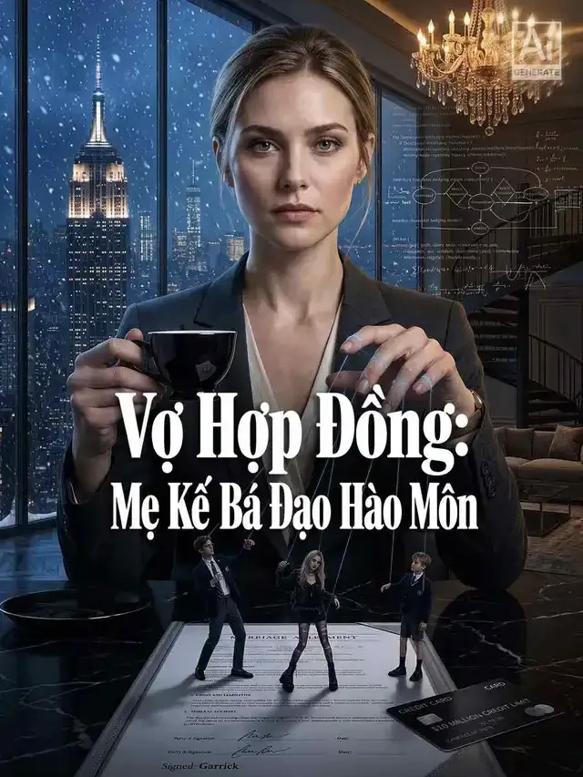 Ảnh bìa Vợ Hợp Đồng: Mẹ Kế Bá Đạo Hào Môn