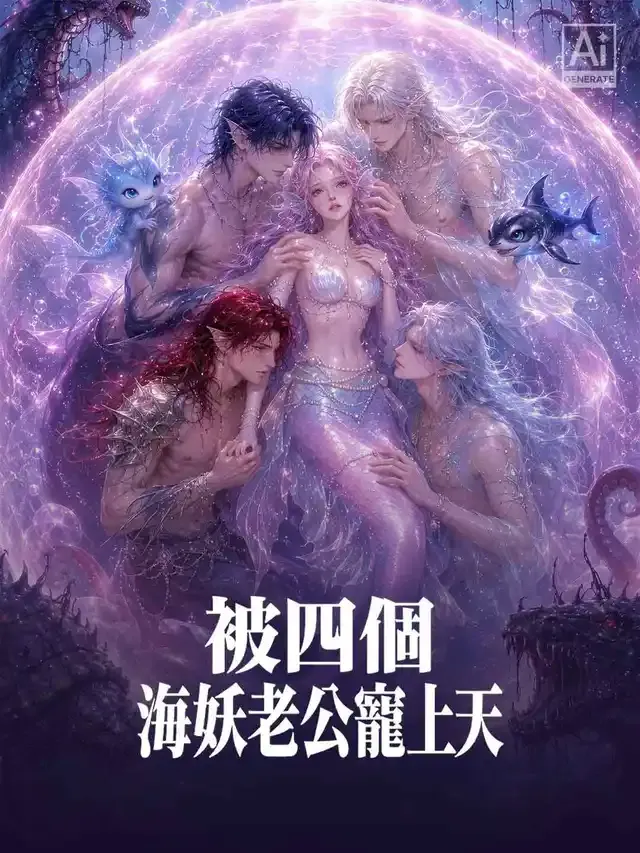 《被四個海妖老公寵上天》封面