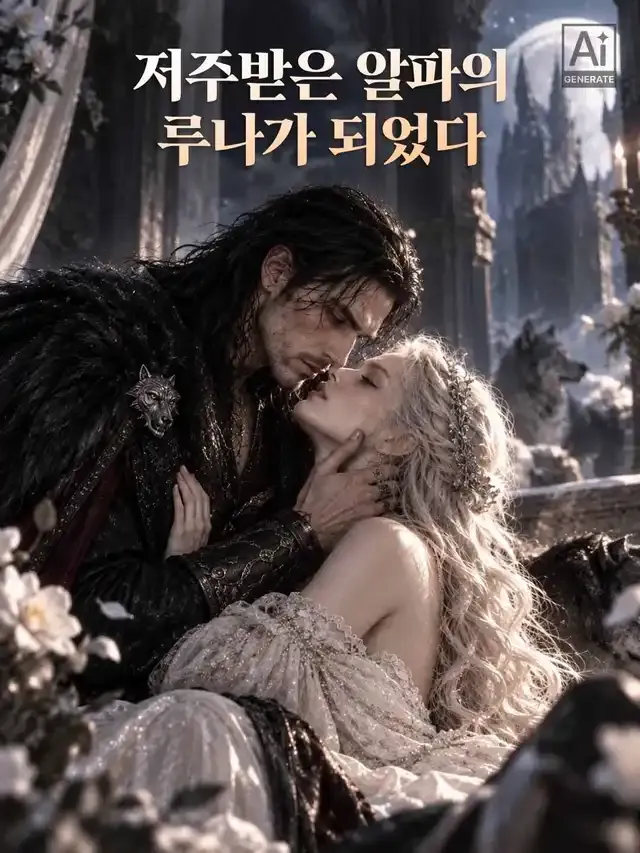 저주받은 알파의 루나가 되었다 표지