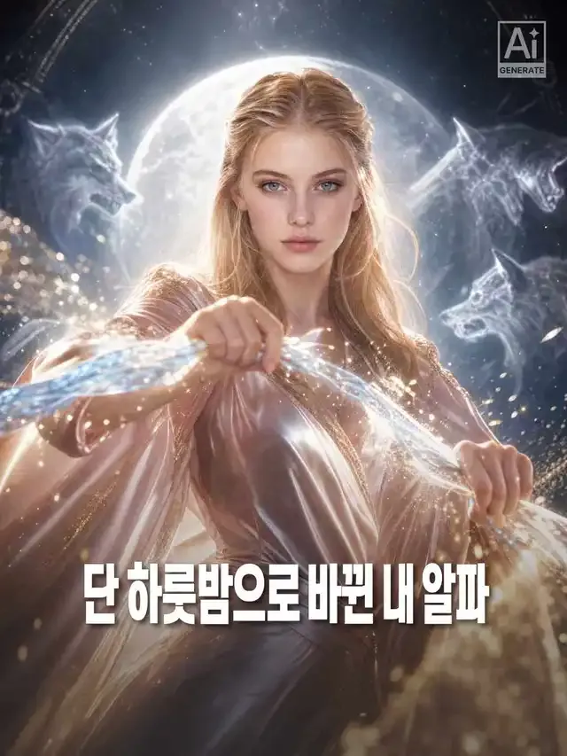 단 하룻밤으로 바뀐 내 알파 표지