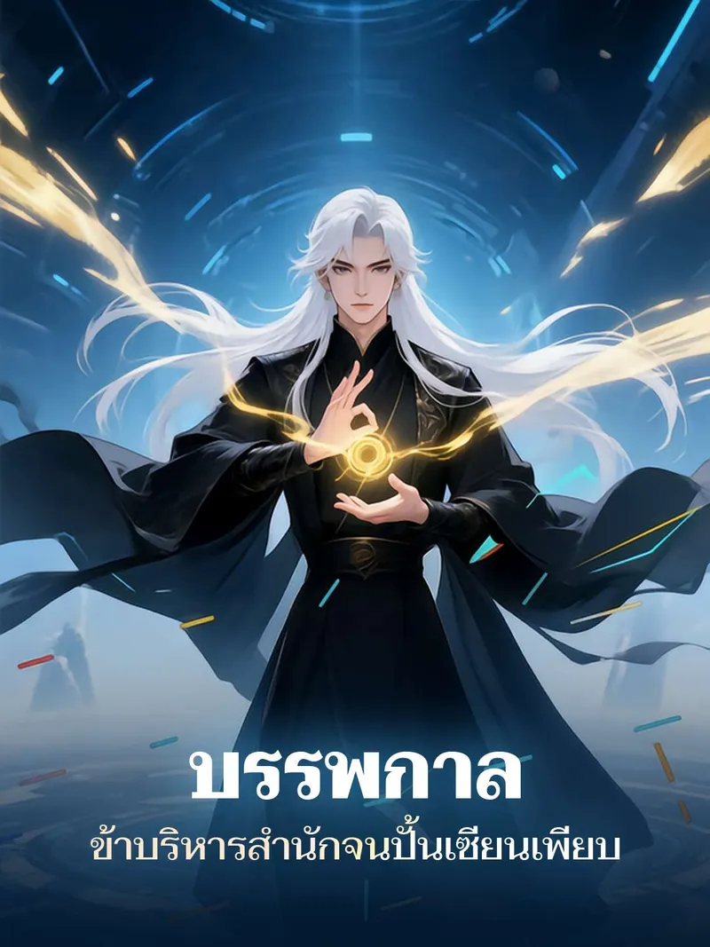 หน้าปกบรรพกาล ข้าบริหารสำนักจนปั้นเซียนเพียบ