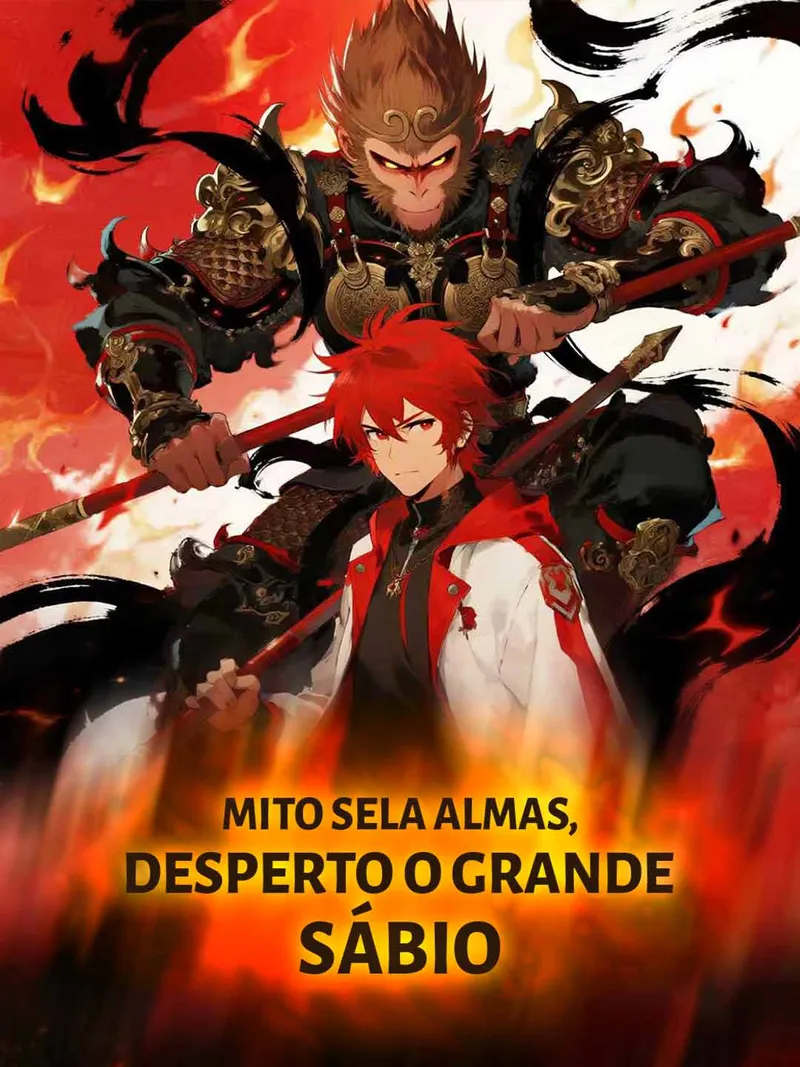 Capa de Mito sela almas, desperto o grande sábio