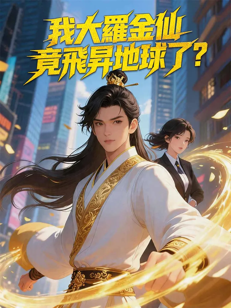 《我大羅金仙竟飛昇地球了？》封面