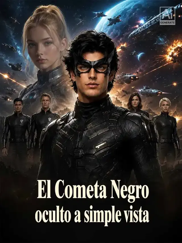 Portada de El Cometa Negro oculto a simple vista