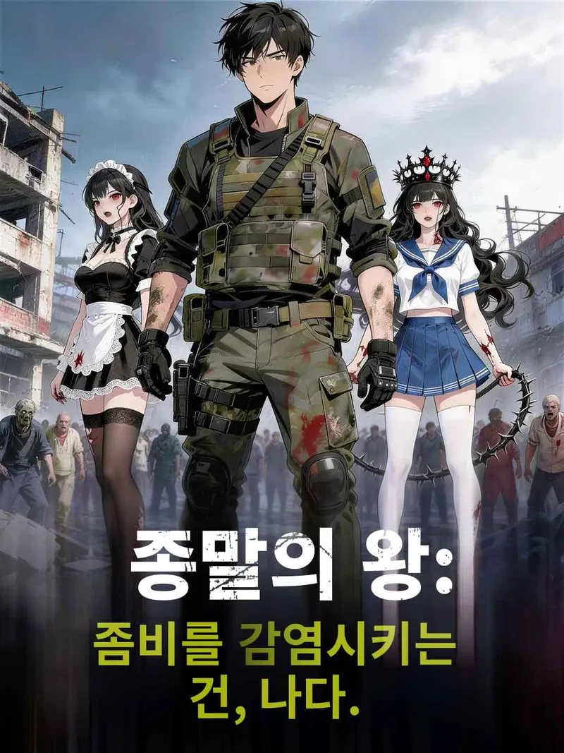 종말의 왕: 좀비를 감염시키는 건, 나다. 표지