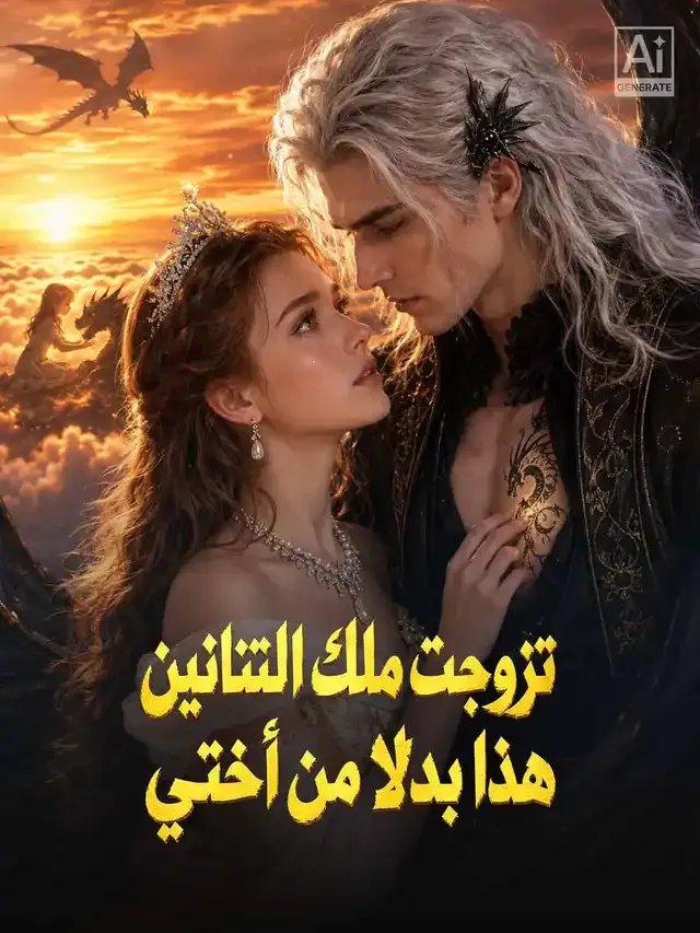 غلاف تزوجت ملك التنانين هذا بدلا من أختي