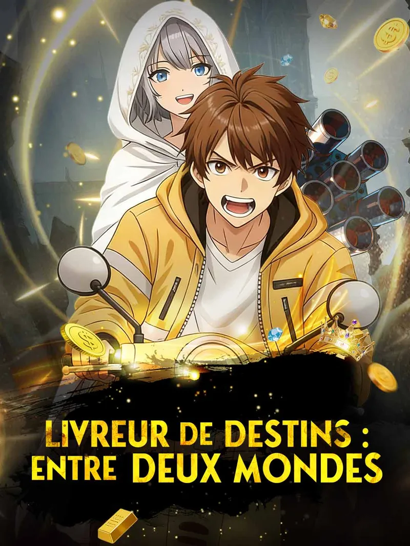 Couverture de Livreur de Destins : Entre Deux Mondes