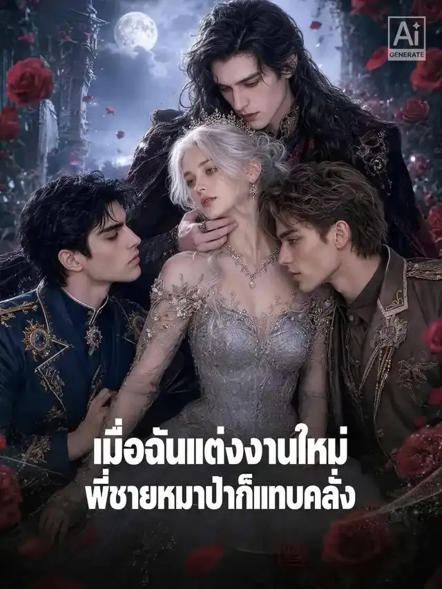 หน้าปกเมื่อฉันแต่งงานใหม่ พี่ชายหมาป่าก็แทบคลั่ง