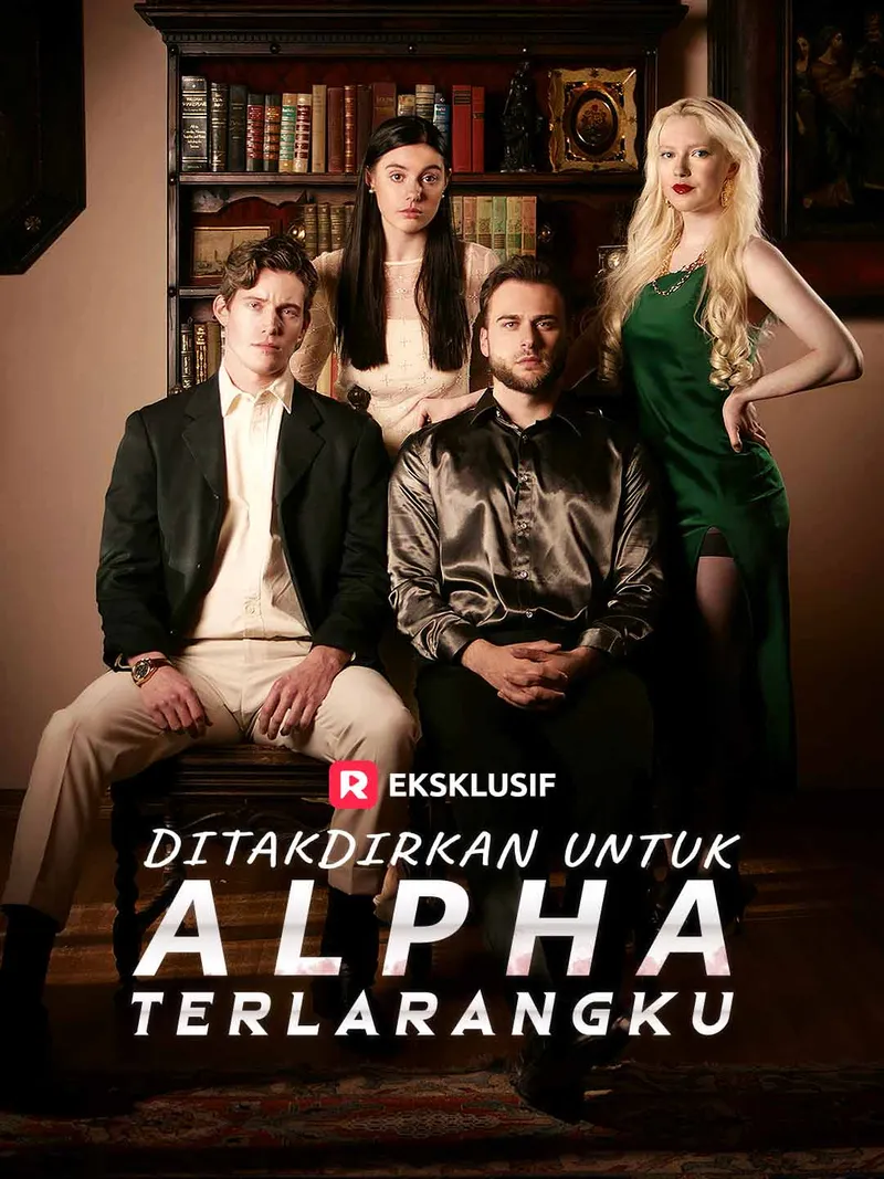 Sampul Ditakdirkan untuk Alpha Terlarangku