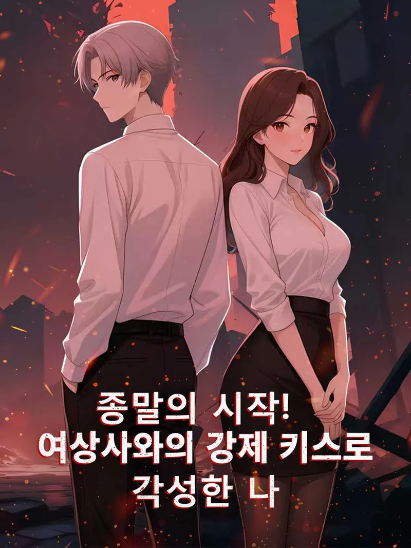 종말의 시작! 여상사와의 강제 키스로 각성한 나 표지