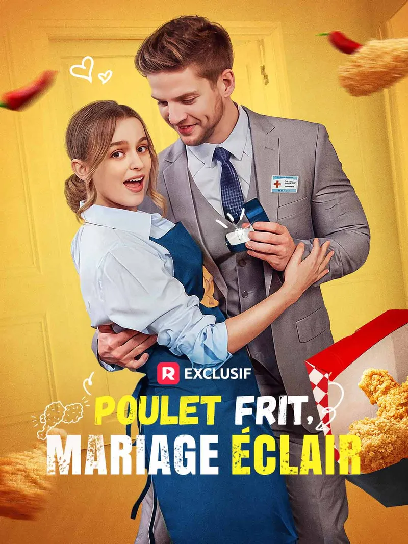 Couverture de Poulet frit, mariage éclair