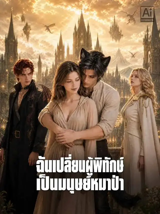 หน้าปกฉันเปลี่ยนผู้พิทักษ์เป็นมนุษย์หมาป่า
