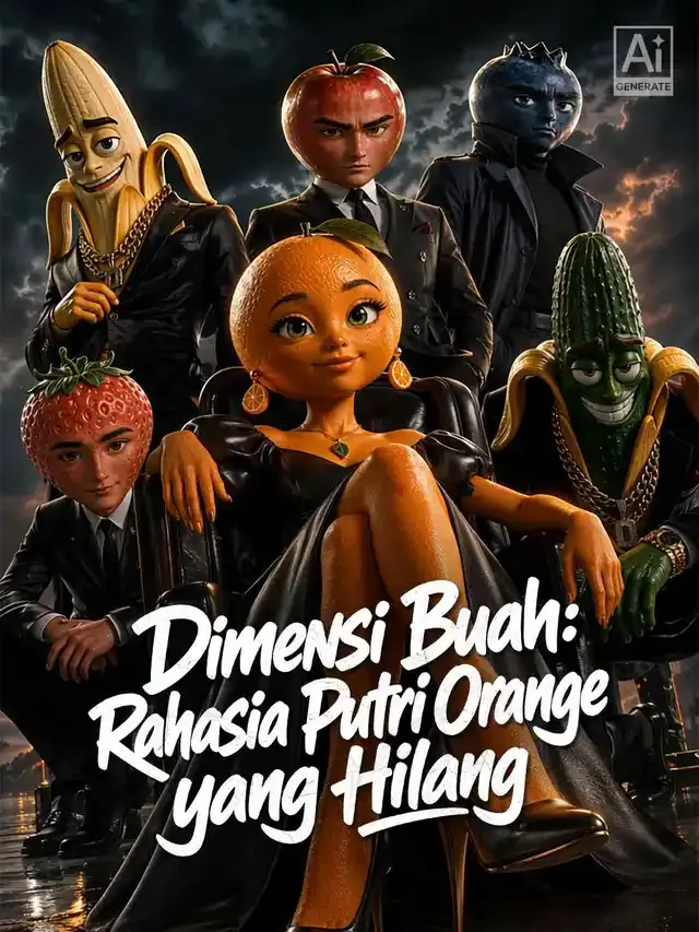 Sampul Dimensi Buah: Rahasia Putri Orange yang Hilang
