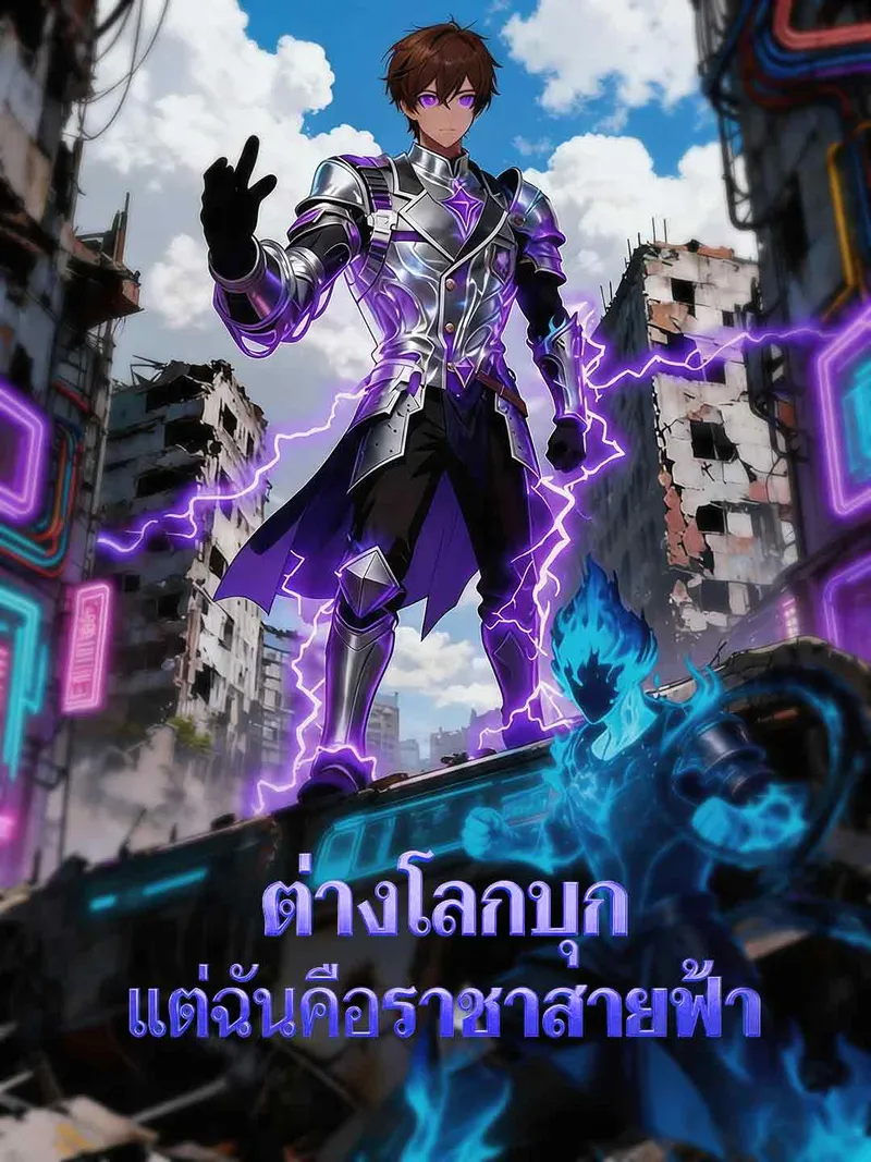 หน้าปกต่างโลกบุก แต่ฉันคือราชาสายฟ้า
