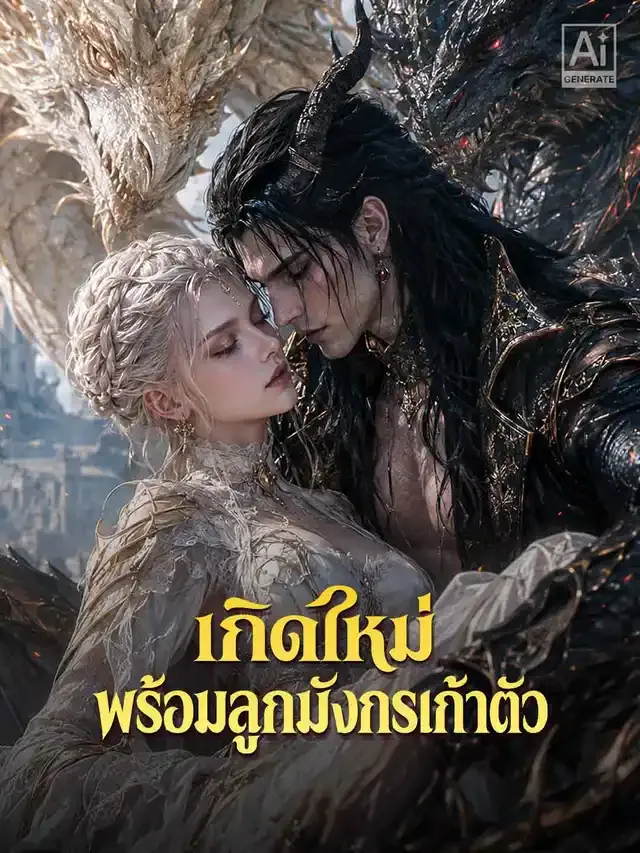 หน้าปกเกิดใหม่พร้อมลูกมังกรเก้าตัว