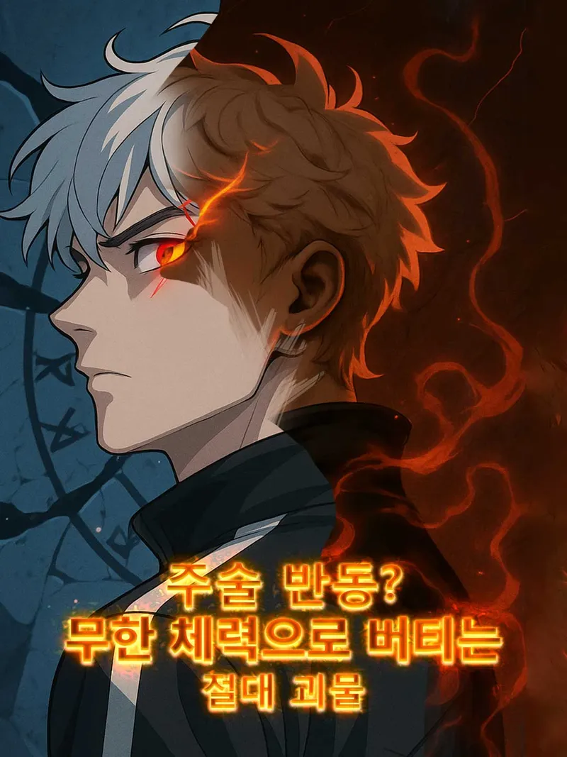 주술 반동? 무한 체력으로 버티는 절대 괴물 표지