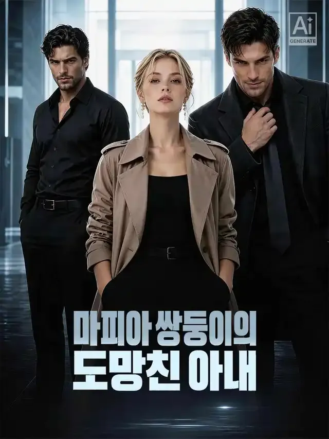 마피아 쌍둥이의  도망친 아내 표지