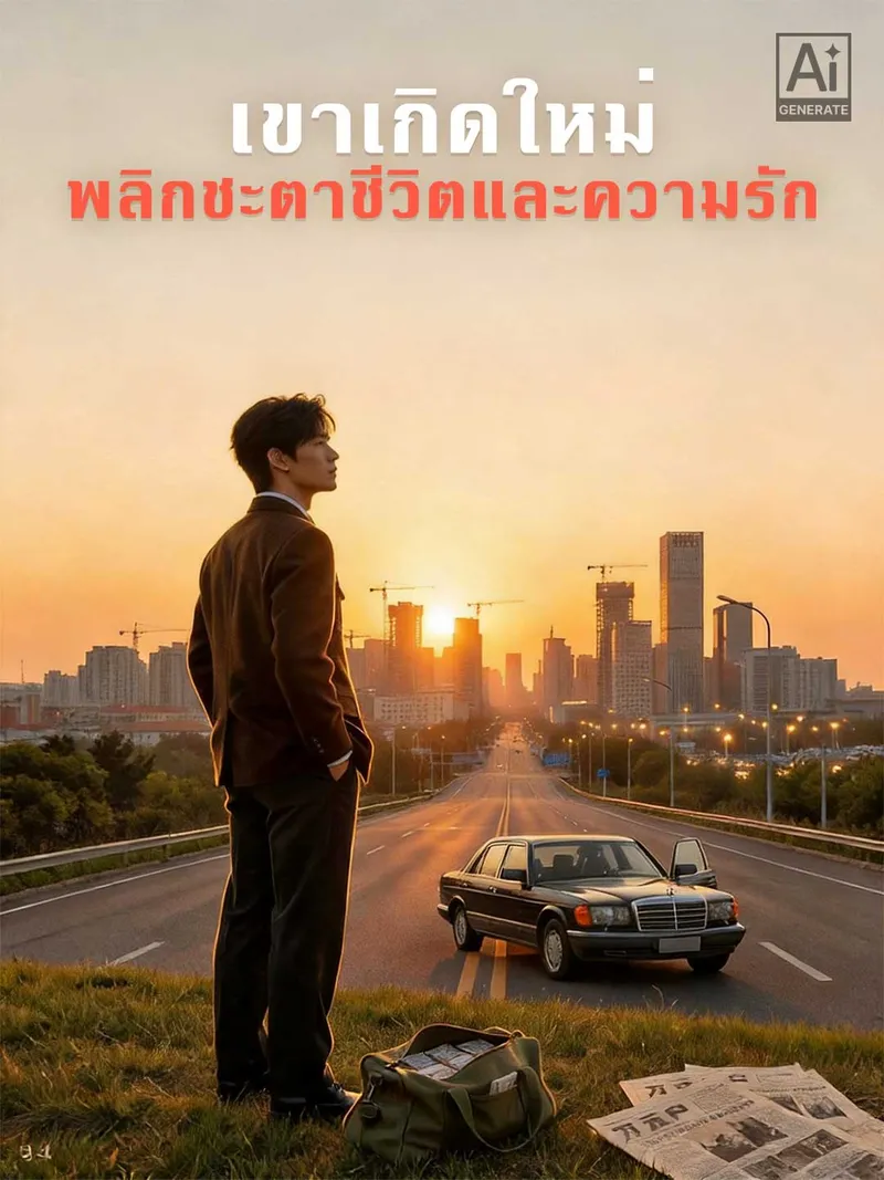 หน้าปกเขาเกิดใหม่ พลิกชะตาชีวิตและความรัก