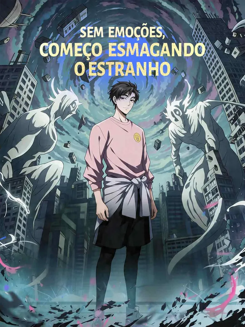 Capa de Sem emoções, começo esmagando o estranho