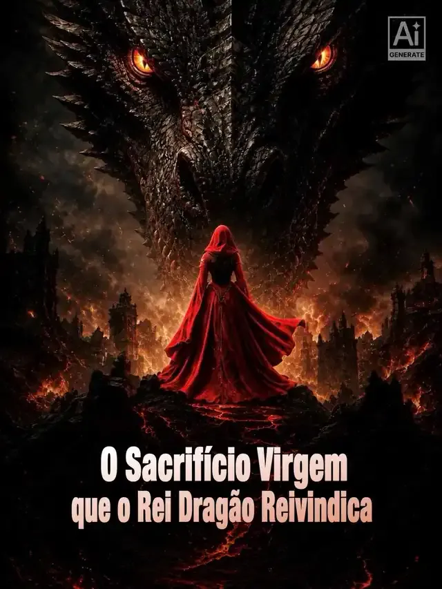 Capa de O Sacrifício Virgem que o Rei Dragão Reivindica