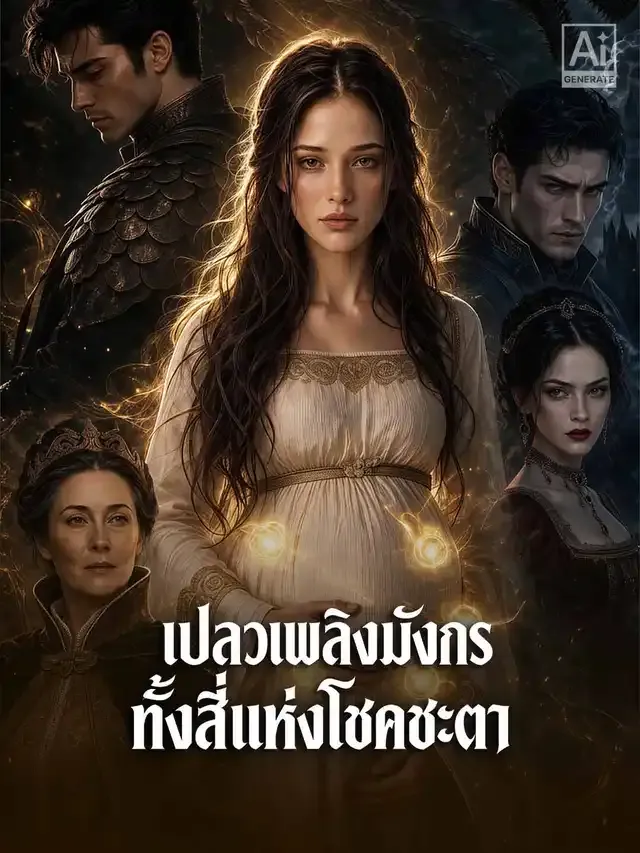 หน้าปกเปลวเพลิงมังกรทั้งสี่แห่งโชคชะตา