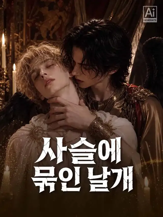 사슬에 묶인 날개 표지
