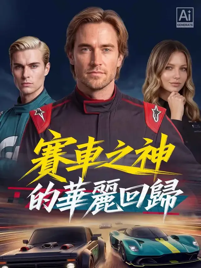 《賽車之神的華麗回歸》封面