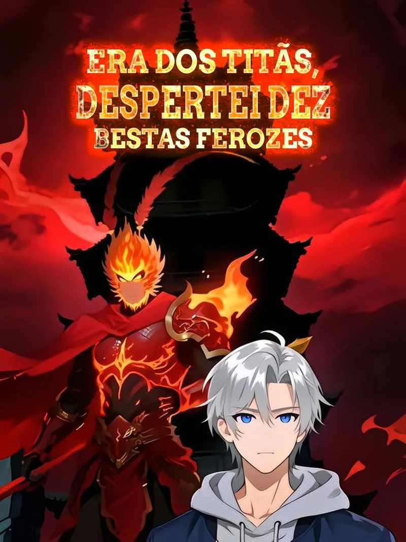 Capa de Era dos titãs, despertei dez bestas ferozes