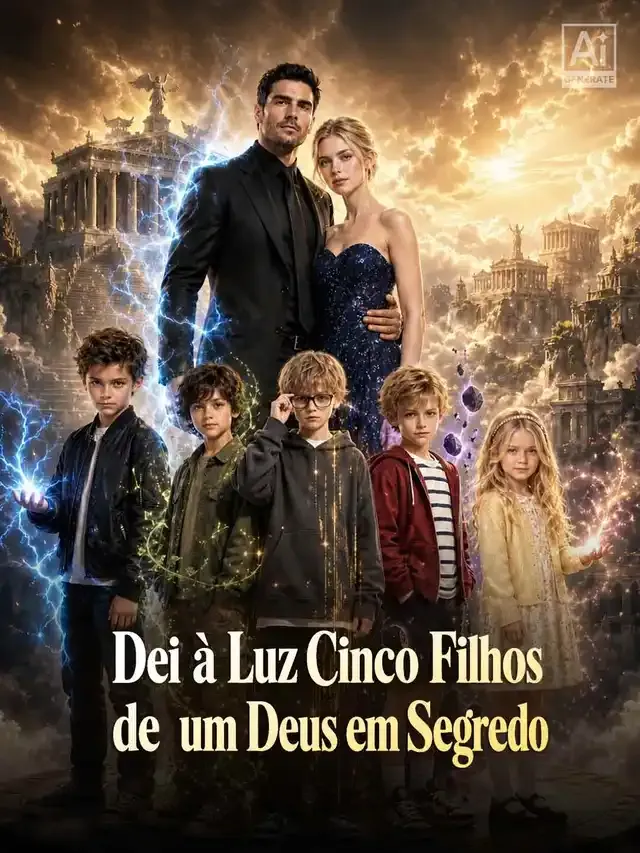 Capa de Dei à Luz Cinco Filhos de um Deus em Segredo
