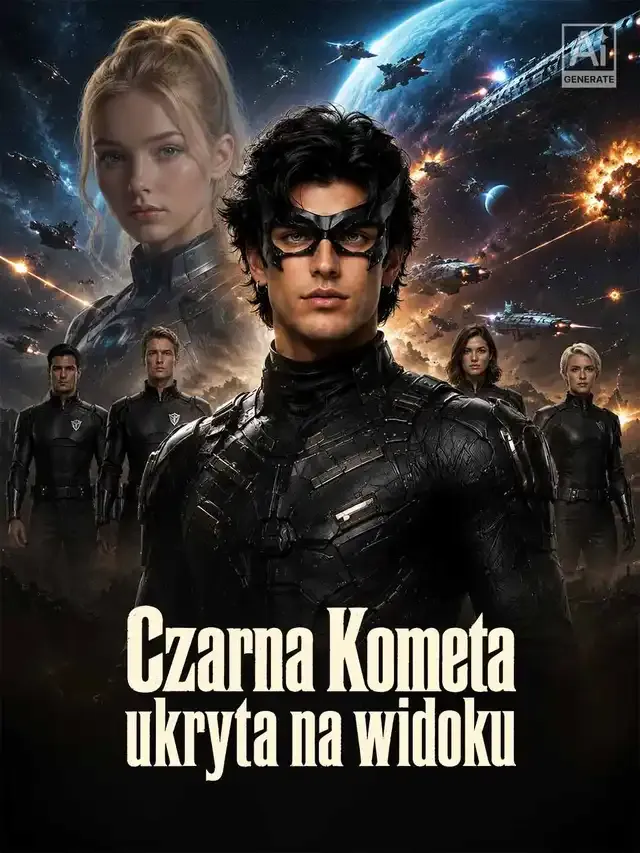 Okładka Czarna Kometa ukryta na widoku