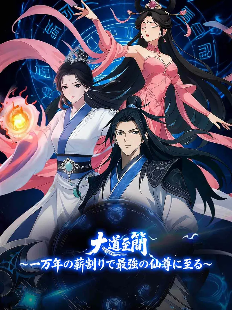 「大道至簡~一万年の薪割りで最強の仙尊に至る~」のカバー画像
