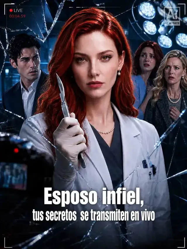 Portada de Esposo infiel, tus secretos se transmiten en vivo