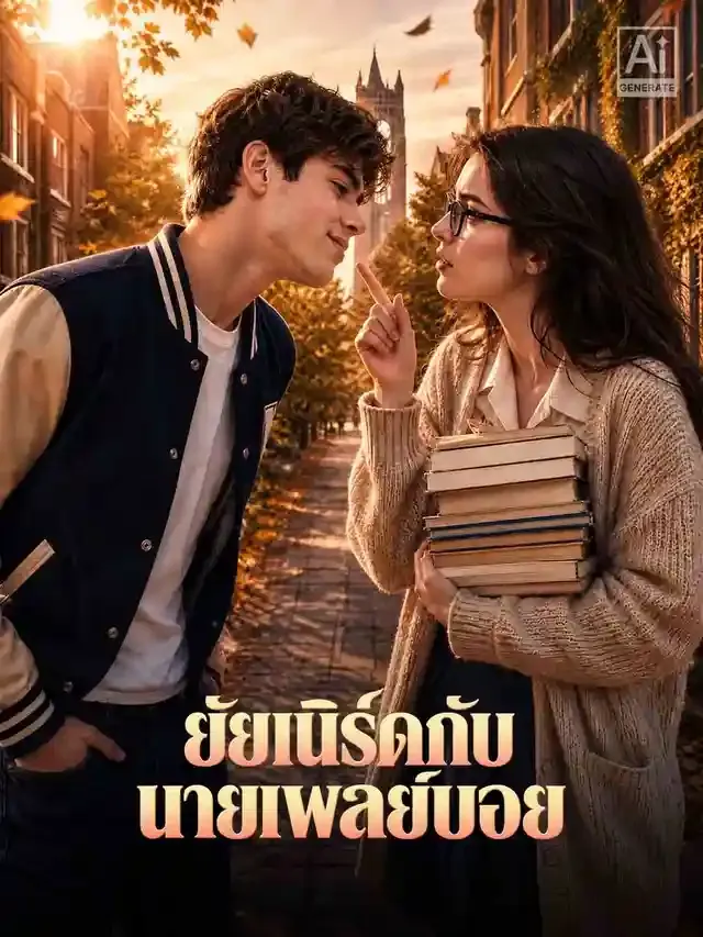 หน้าปกยัยเนิร์ดกับนายเพลย์บอย